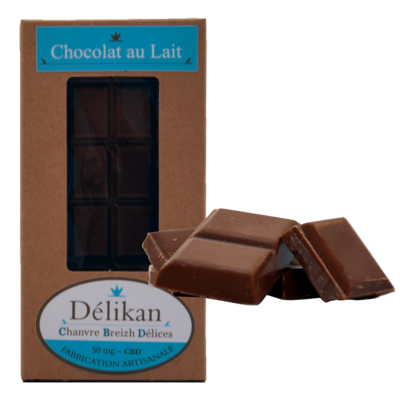 Délikan - Chocolat au lait CBD 50 mg