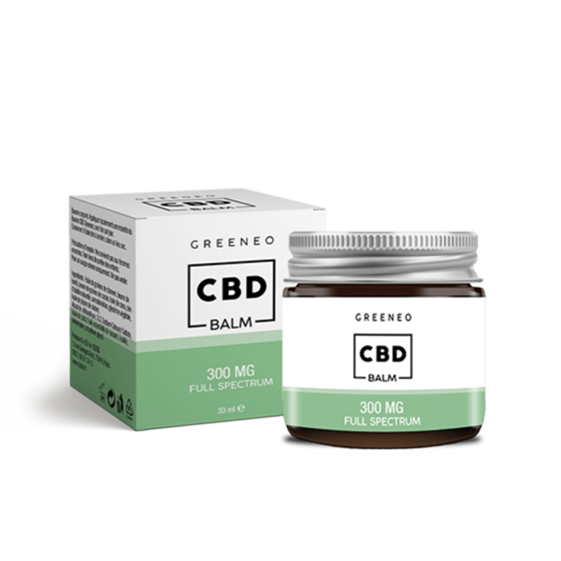 Greeneo - Baume au CBD CALM 300mg - Boite