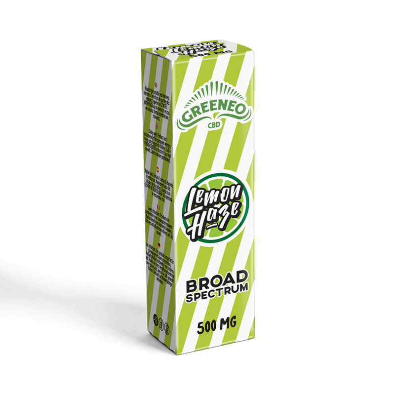 Lemon Haze CBD 500 mg - Greeneo - Boite