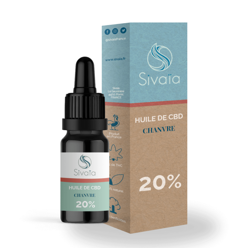 Sivaïa - Huile de CBD Chanvre 20%