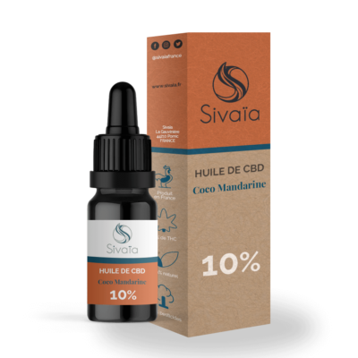 Sivaïa - Huile de CBD Coco Mandarine 10%