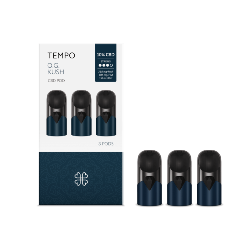 Recharge Tempo - OG Kush - 10% - Harmony - Packaging