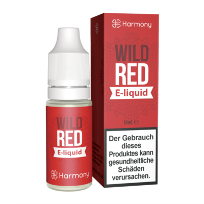 Wild Red E-liquid CBD - Harmony - Packaging