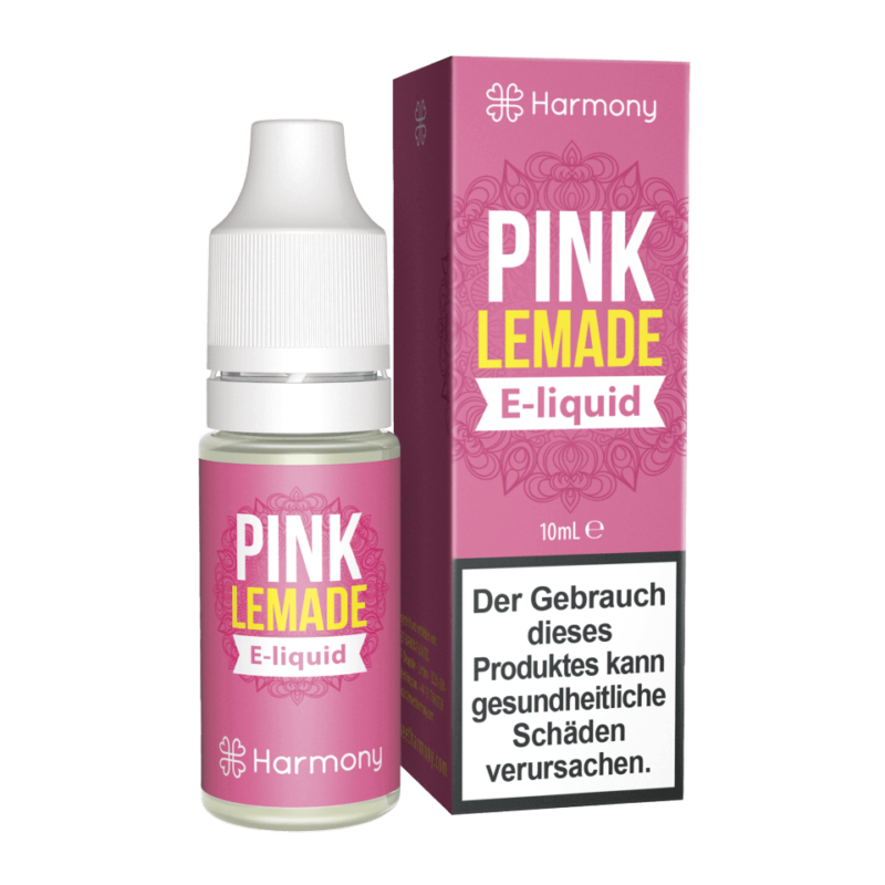 Pink Lemade E-liquid CBD - Harmony - Packaging