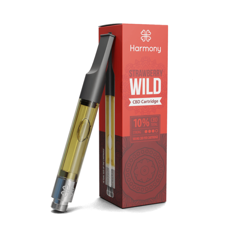 Recharge Vape pen - Strawberry Wild - 10% - Harmony - Contenu
