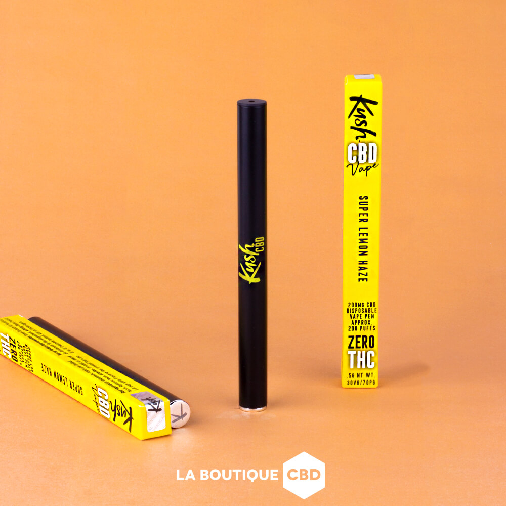 Kush Vapes Super Lemon Haze CBD - Photographie