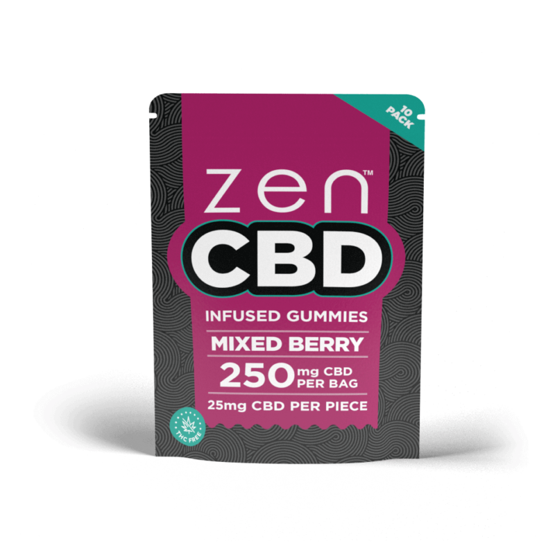 Bonbons au CBD - Mixed Berry - 250mg - Zen CBD