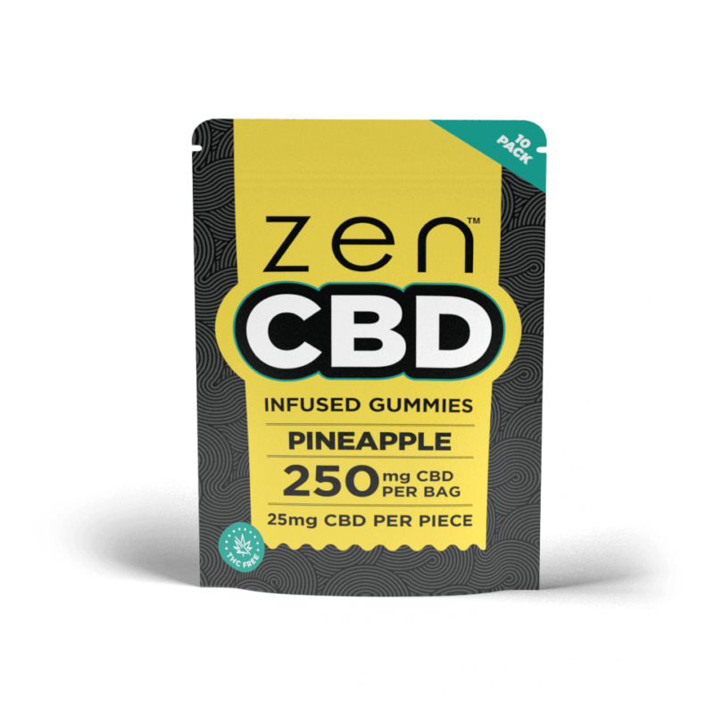 Bonbons au CBD - Pineapple - 250mg - Zen CBD