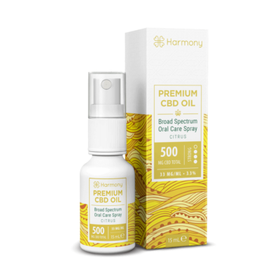 Spray oral au CBD - Citrus - 500mg - Harmony - Packaging
