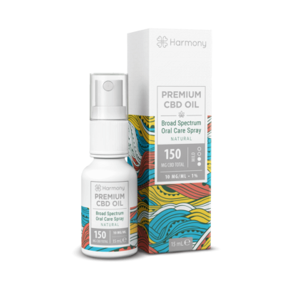 Spray oral au CBD - Natural - 150mg - Harmony - Packaging