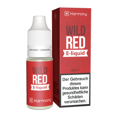 Wild Red E-liquid CBD - Harmony - Packaging